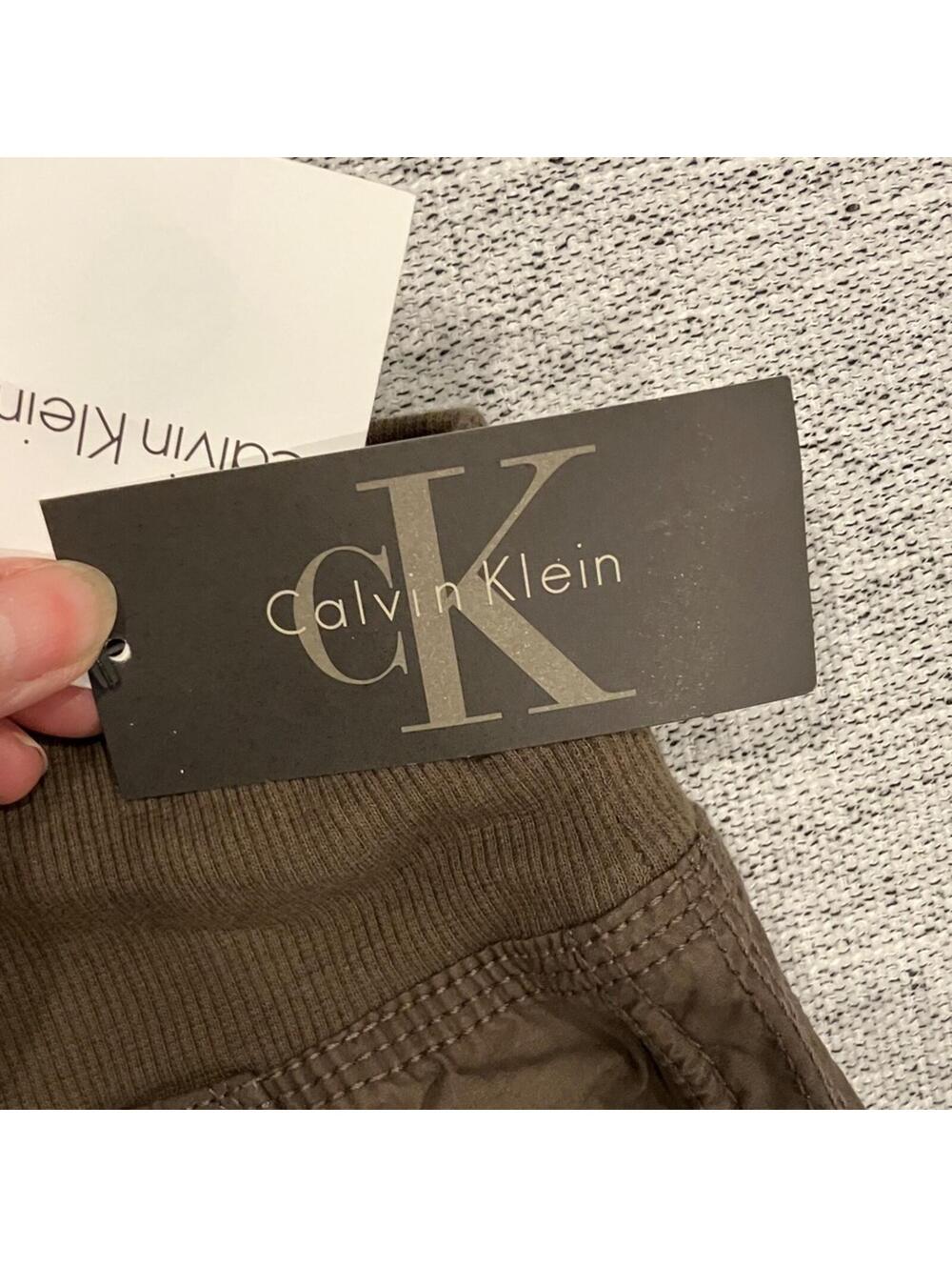 NWT Calvin Klein Cropped Casual Pants with Drawstring #244 - Picture 3 of 13